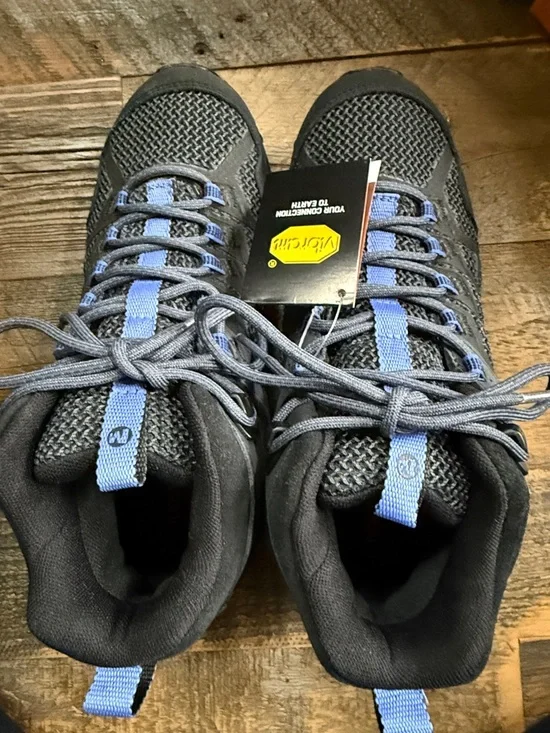 Merrell Black and Granite Women's Trail Shoes - Picture 1 of 3